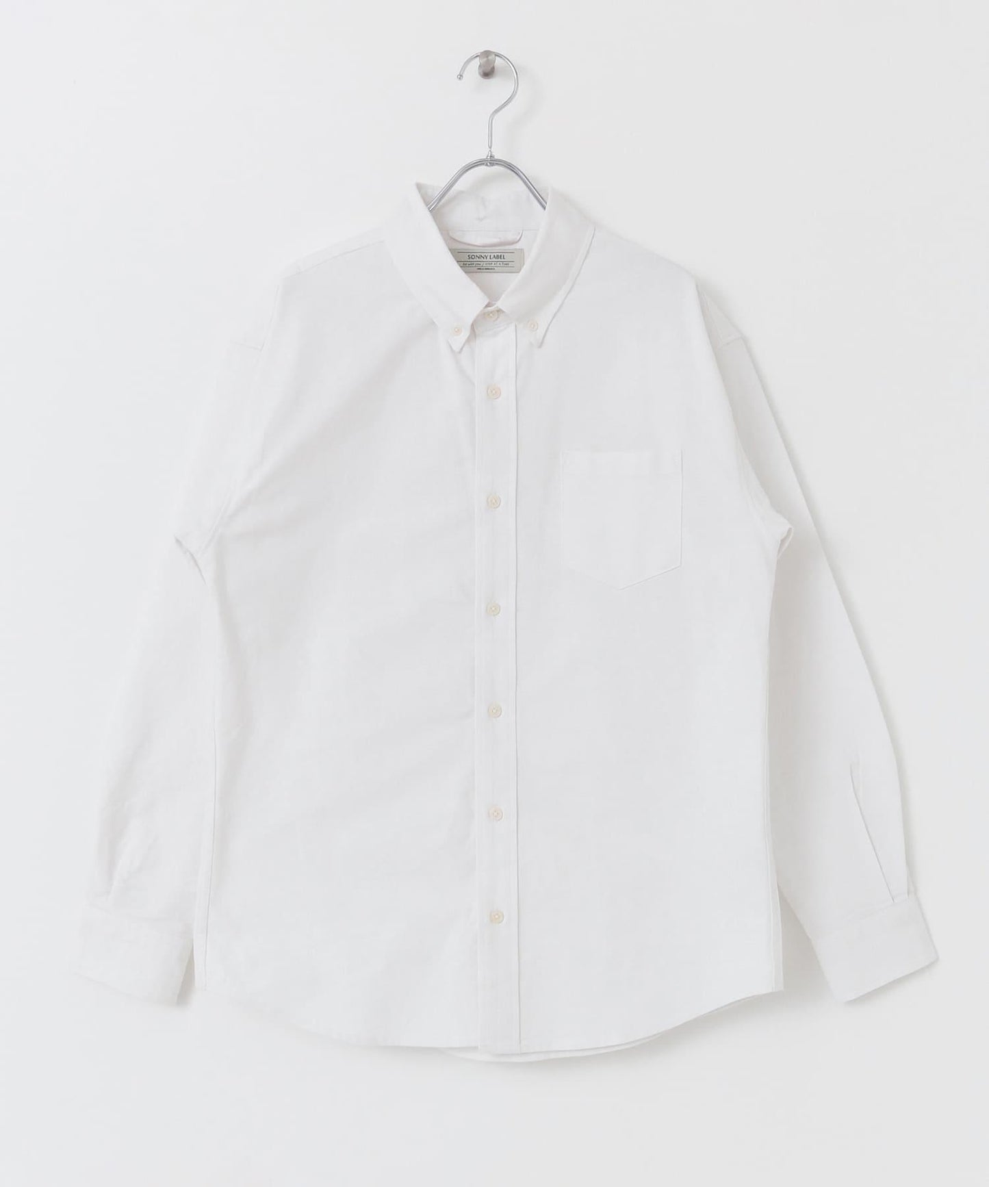 抗菌牛津紡扣領長袖襯衫