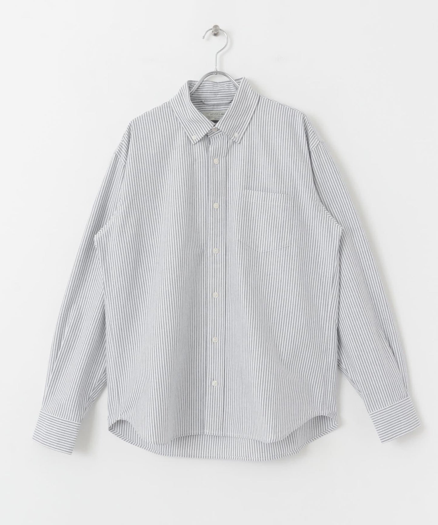 抗菌牛津紡扣領長袖襯衫