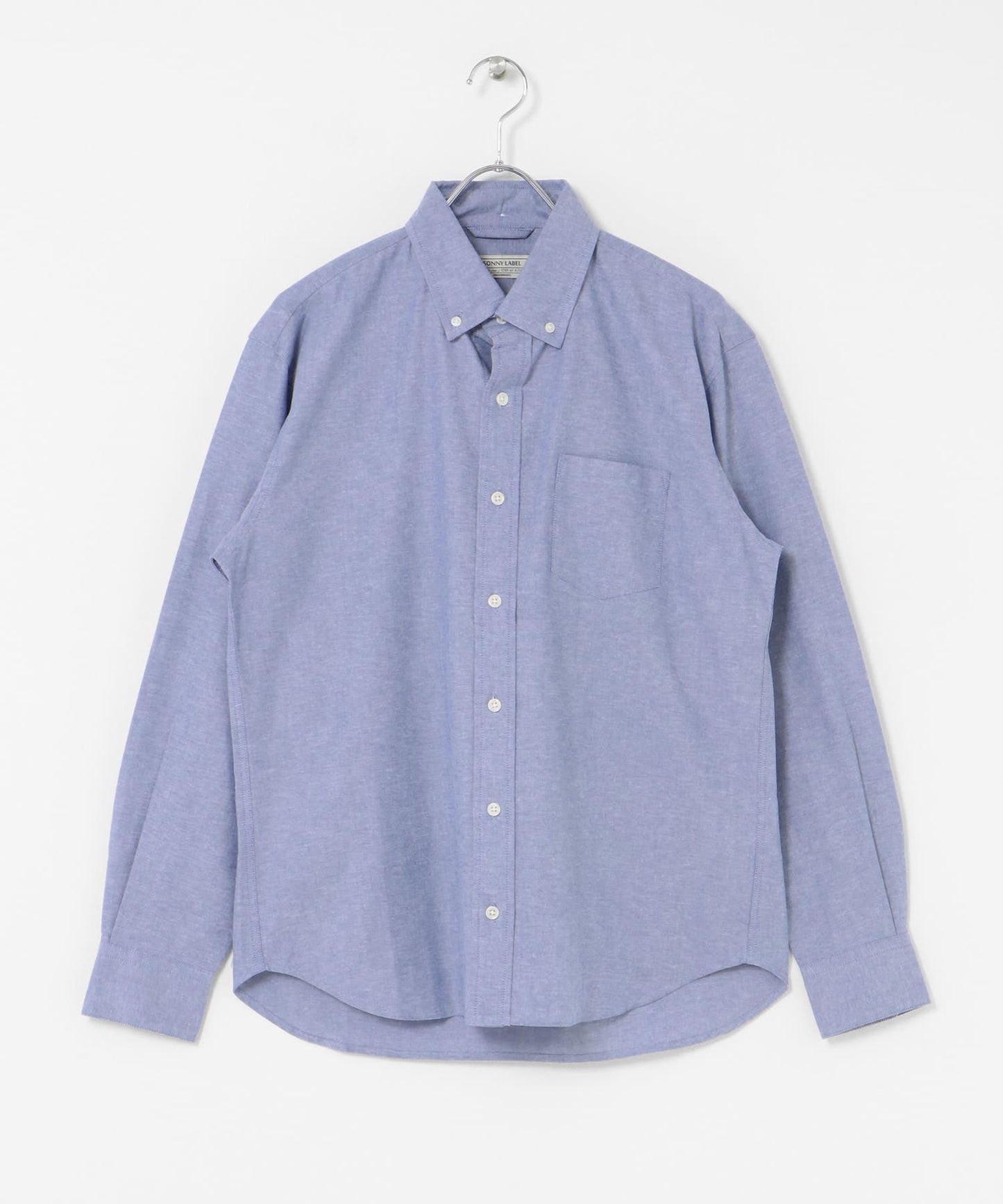 抗菌牛津紡扣領長袖襯衫