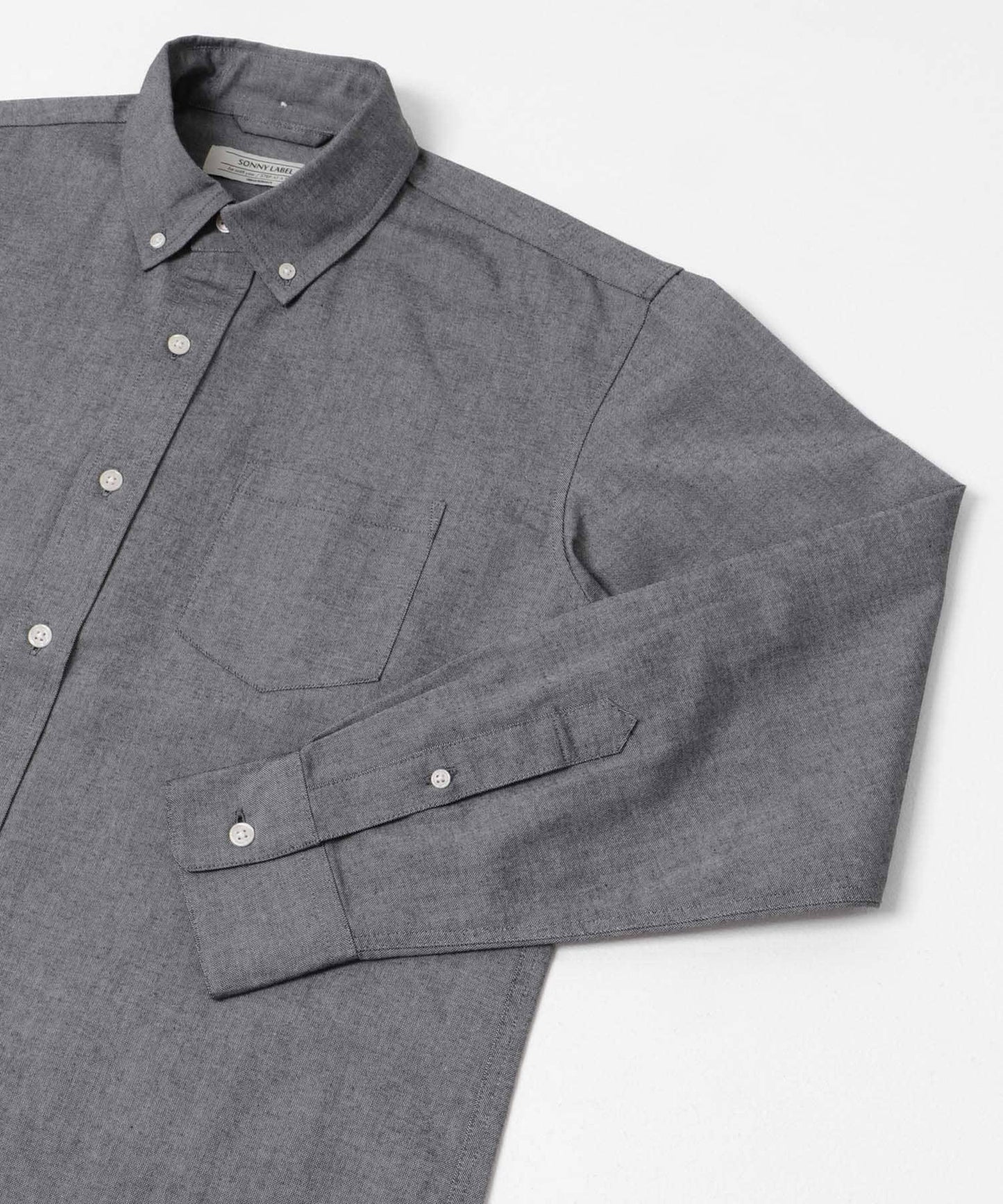 抗菌牛津紡扣領長袖襯衫