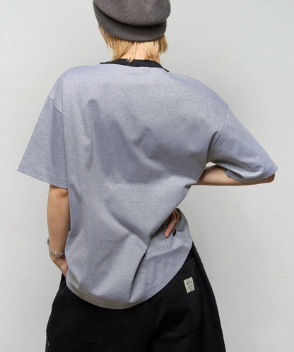 撞色領設計 TEE T恤 2尺碼