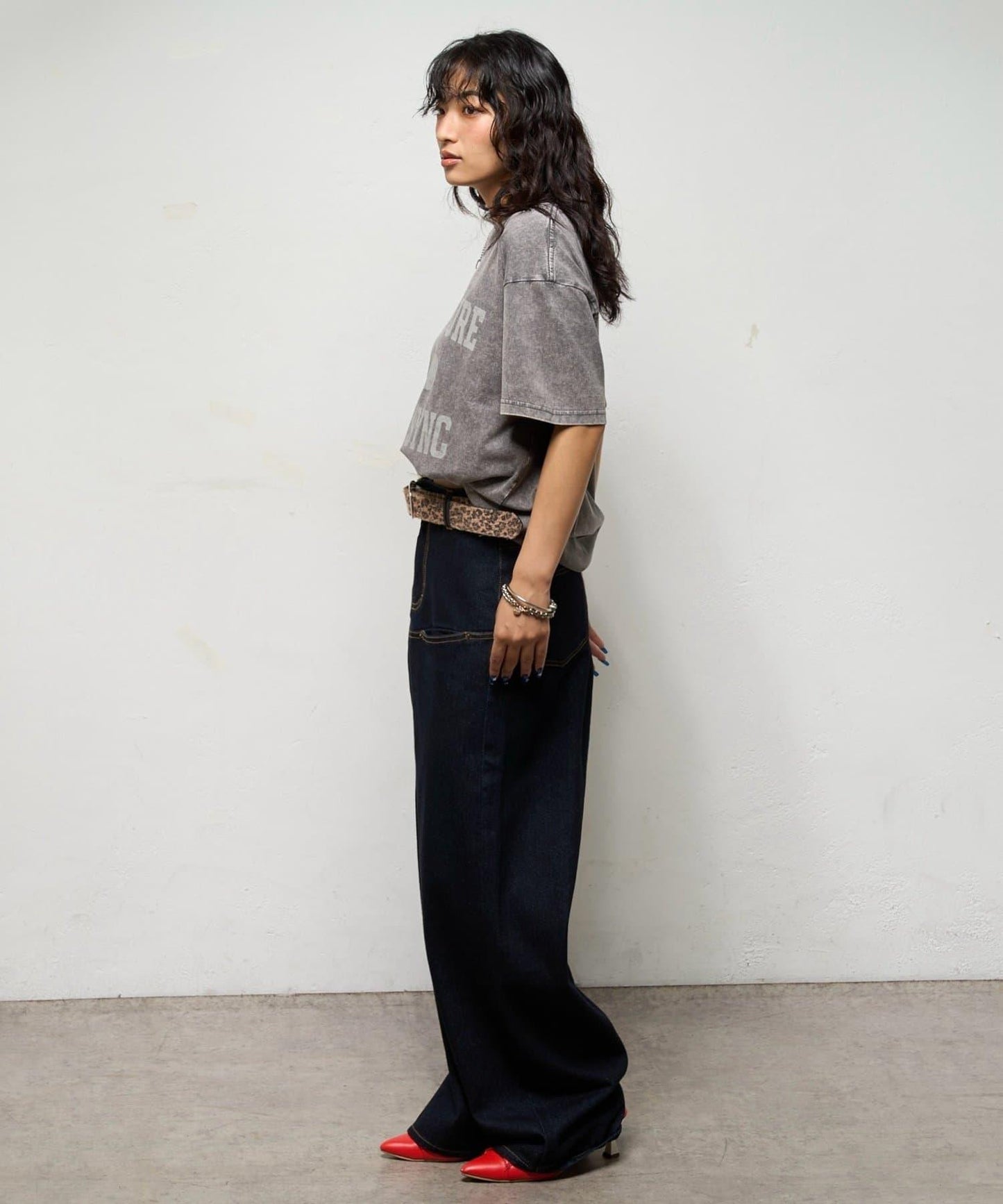 學院風水洗做舊 T恤 3號