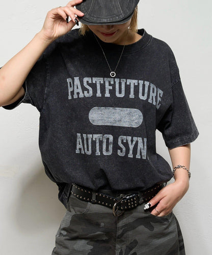 學院風水洗做舊 T恤 3號