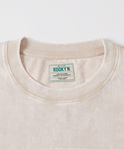 學院風水洗做舊 T恤 3號