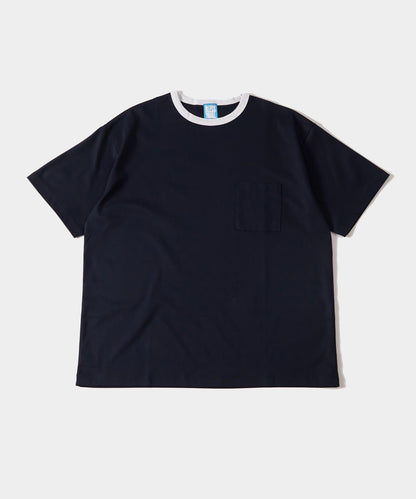 撞色領設計 TEE T恤 2尺碼