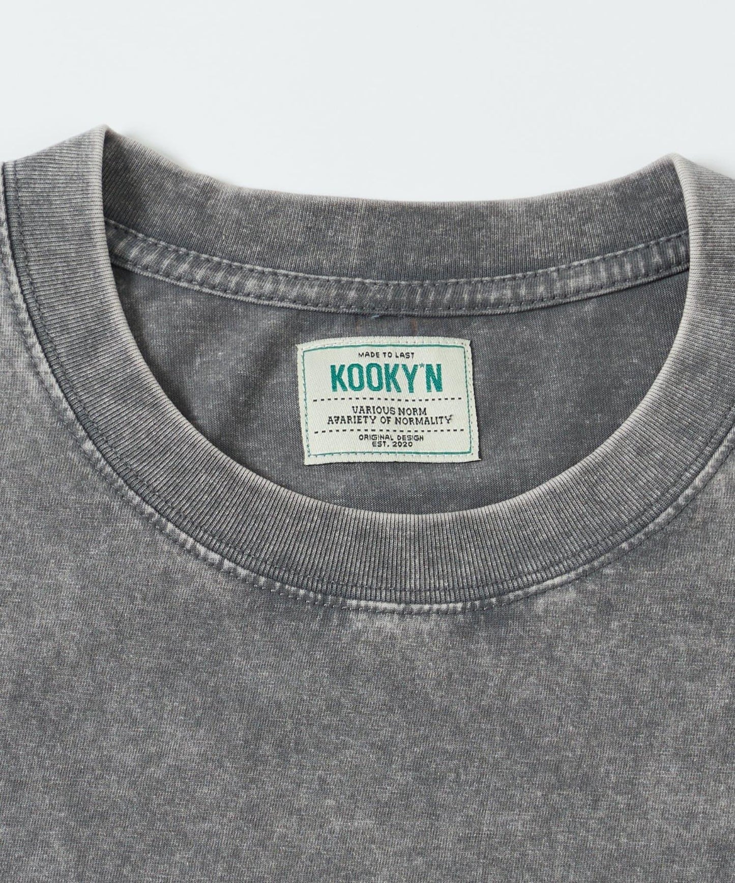 學院風水洗做舊 T恤 3號