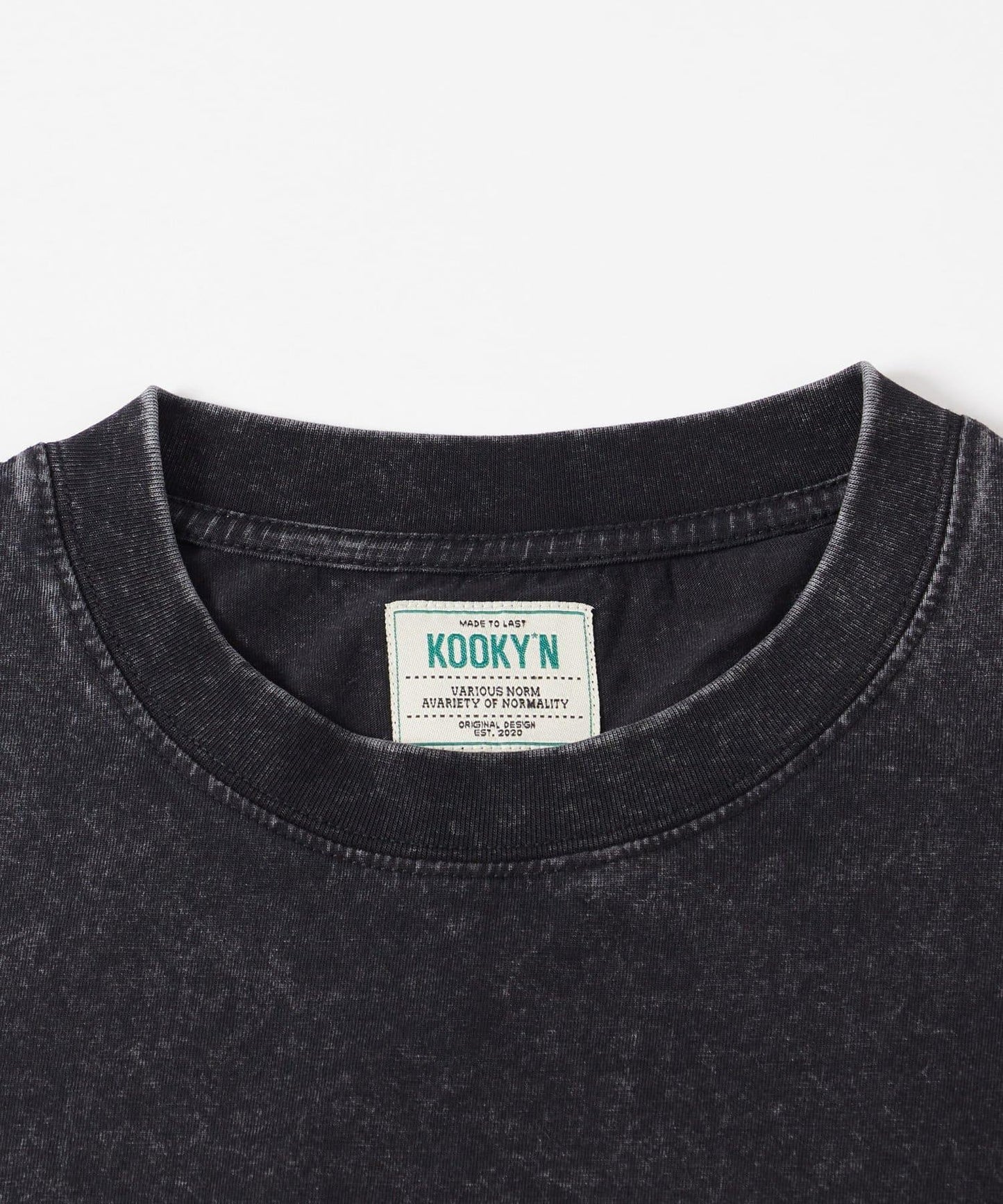 學院風水洗做舊 T恤 3號