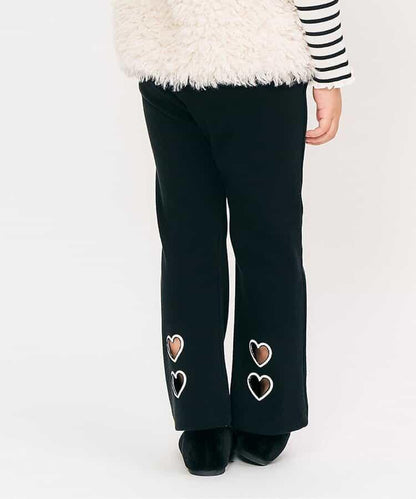 後背心形喇叭褲/7天風格褲 10分褲