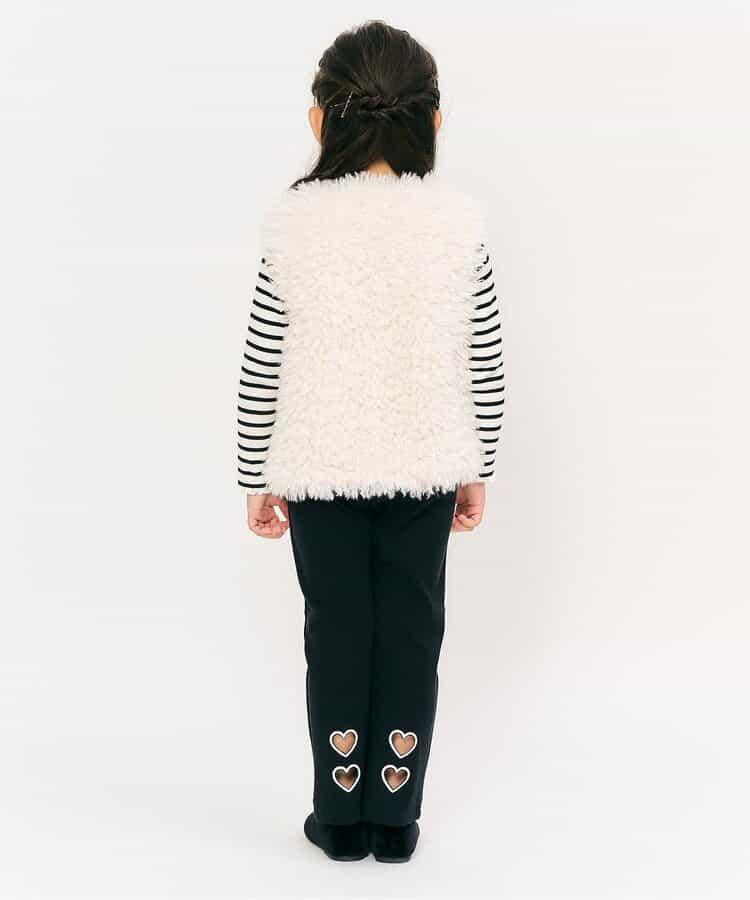 後背心形喇叭褲/7天風格褲 10分褲