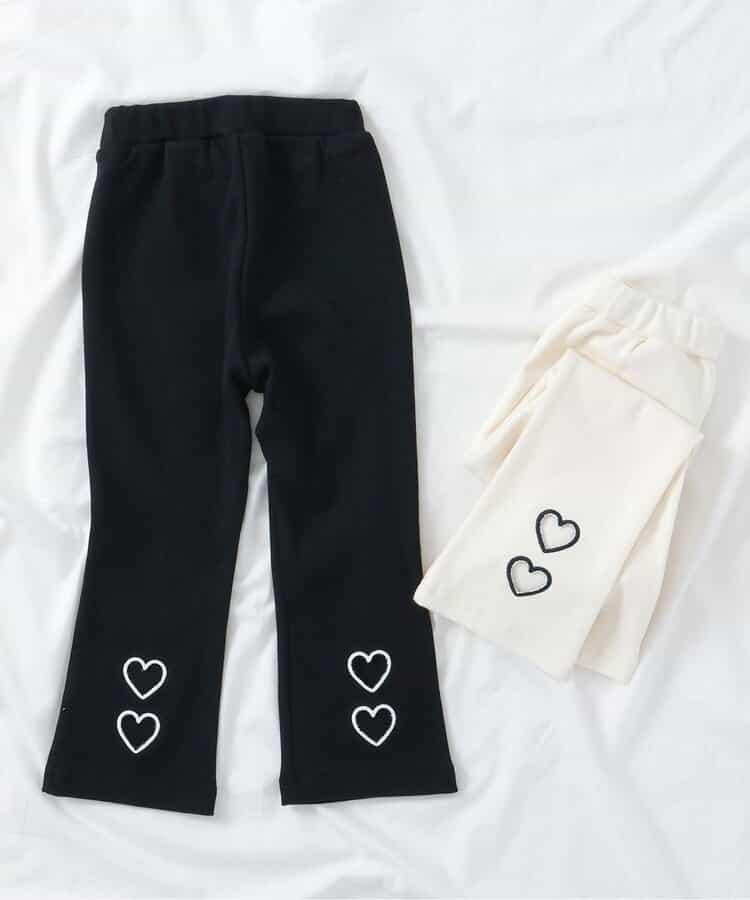 後背心形喇叭褲/7天風格褲 10分褲