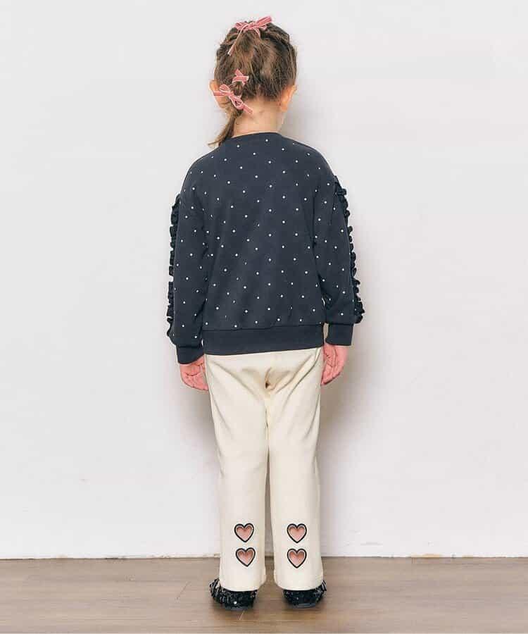 後背心形喇叭褲/7天風格褲 10分褲