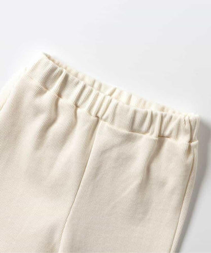 後背心形喇叭褲/7天風格褲 10分褲