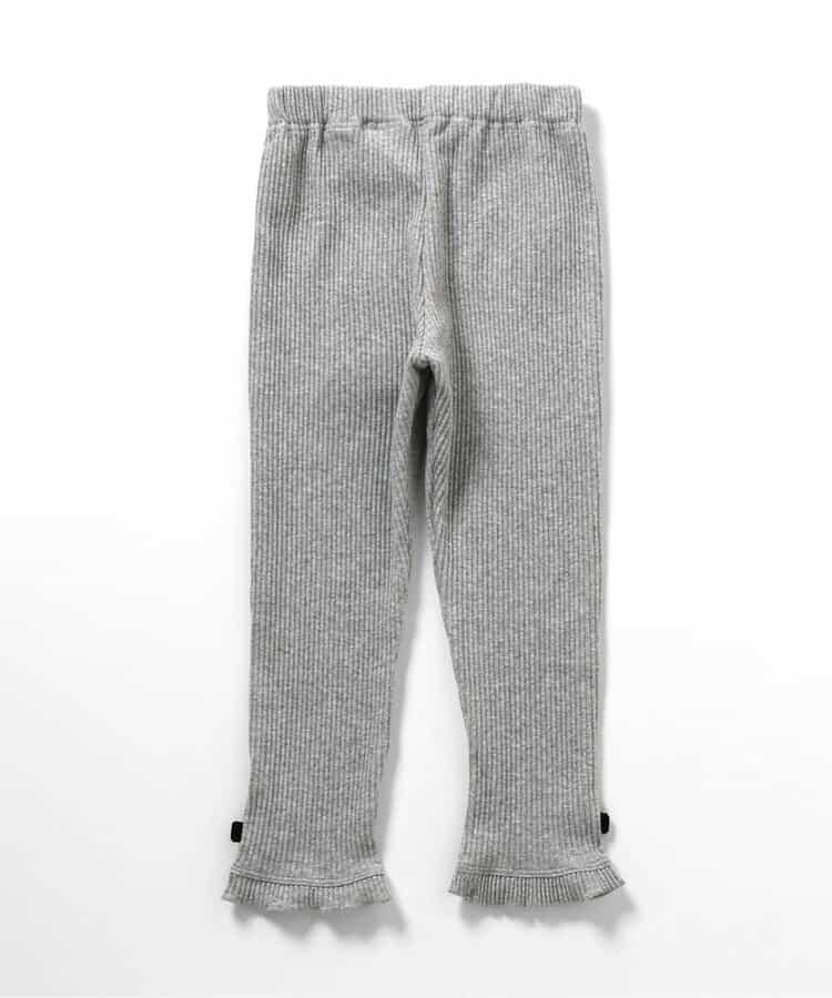 下襬荷葉邊緊身褲/7天風格褲 10分褲