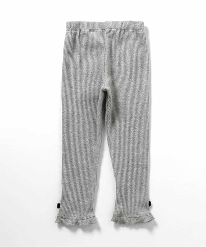 下襬荷葉邊緊身褲/7天風格褲 10分褲