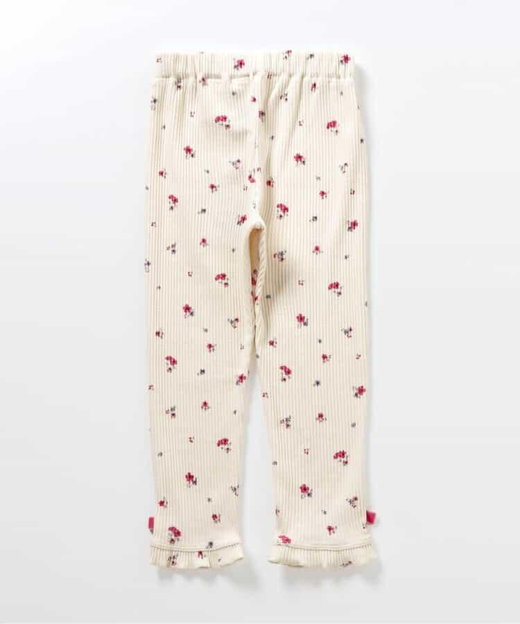 下襬荷葉邊緊身褲/7天風格褲 10分褲