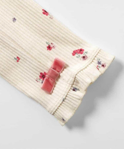 下襬荷葉邊緊身褲/7天風格褲 10分褲