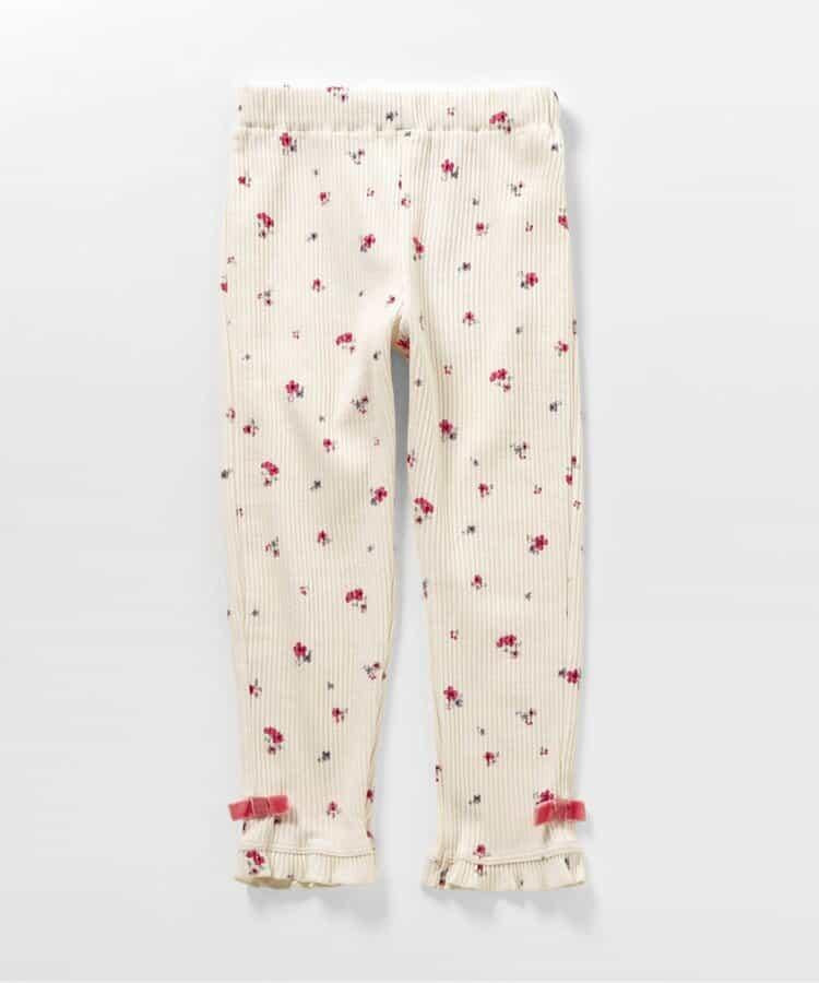 下襬荷葉邊緊身褲/7天風格褲 10分褲