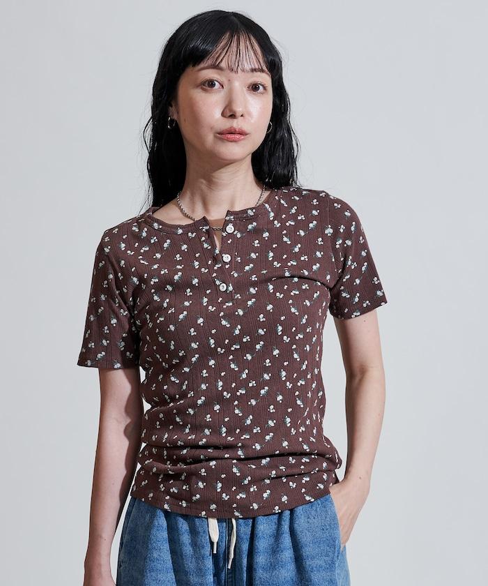 花紋 針孔 精梳 漢尼拔領T恤