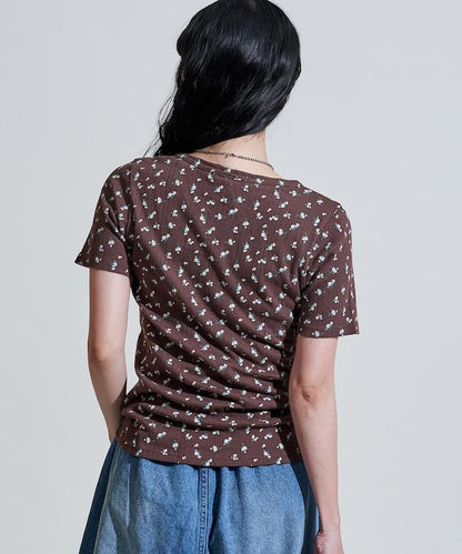 花紋 針孔 精梳 漢尼拔領T恤