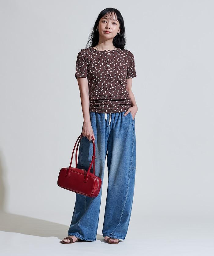 花紋 針孔 精梳 漢尼拔領T恤