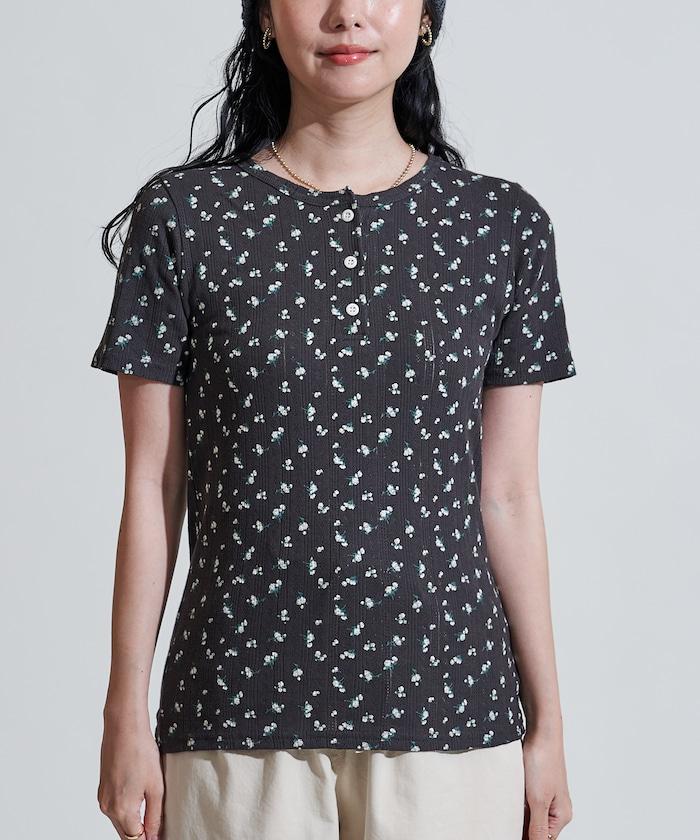 花紋 針孔 精梳 漢尼拔領T恤