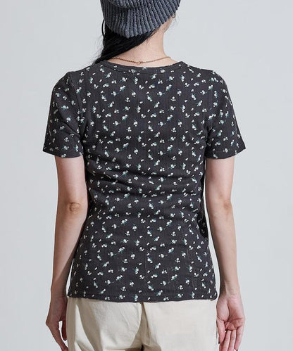 花紋 針孔 精梳 漢尼拔領T恤