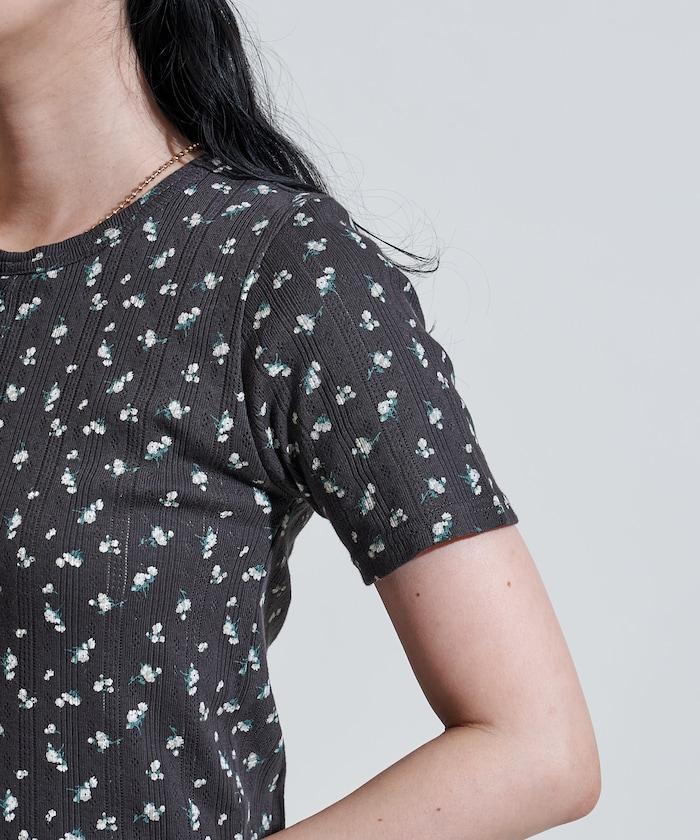 花紋 針孔 精梳 漢尼拔領T恤