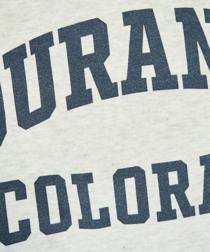 2WAY 平滑logo七分袖T恤/露肩T恤