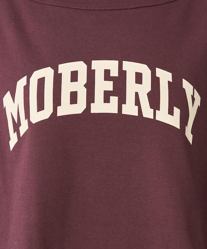 2WAY 平滑logo七分袖T恤/露肩T恤