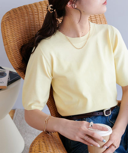 Discoat 清爽柔軟短袖套頭上衣