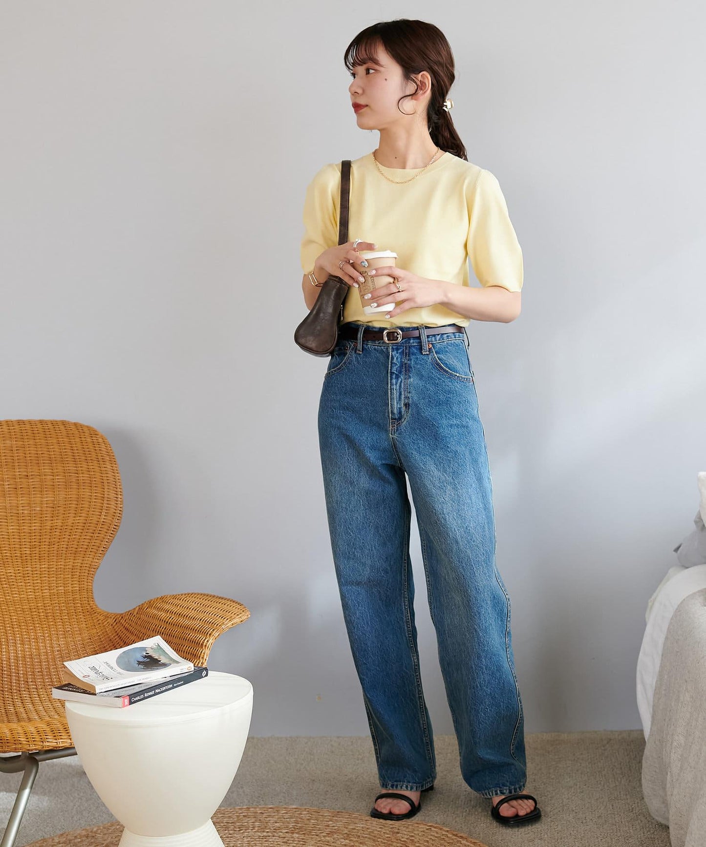 Discoat 清爽柔軟短袖套頭上衣