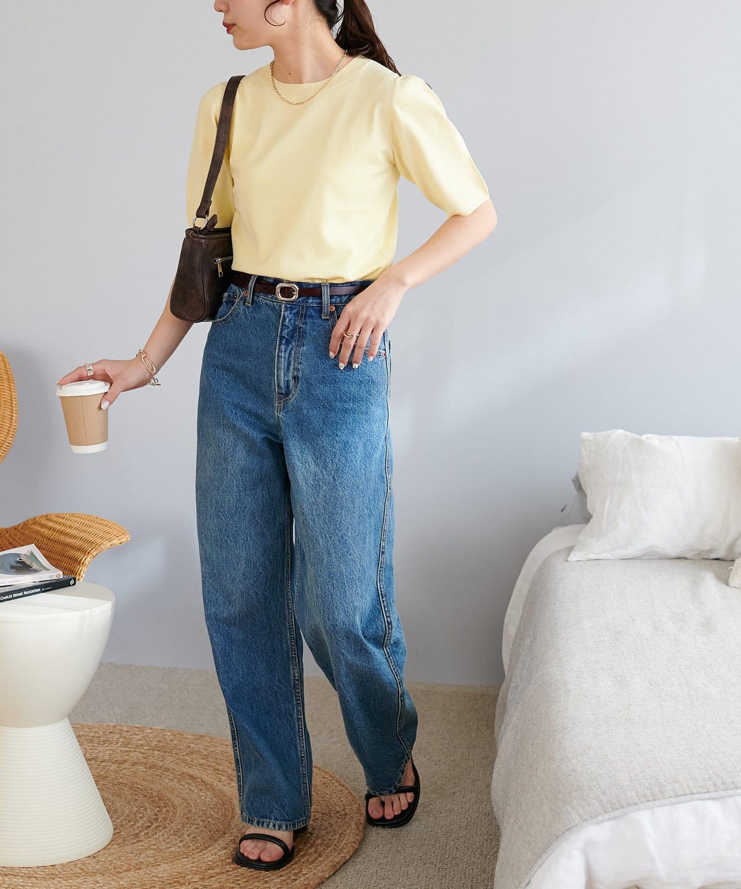 Discoat 清爽柔軟短袖套頭上衣