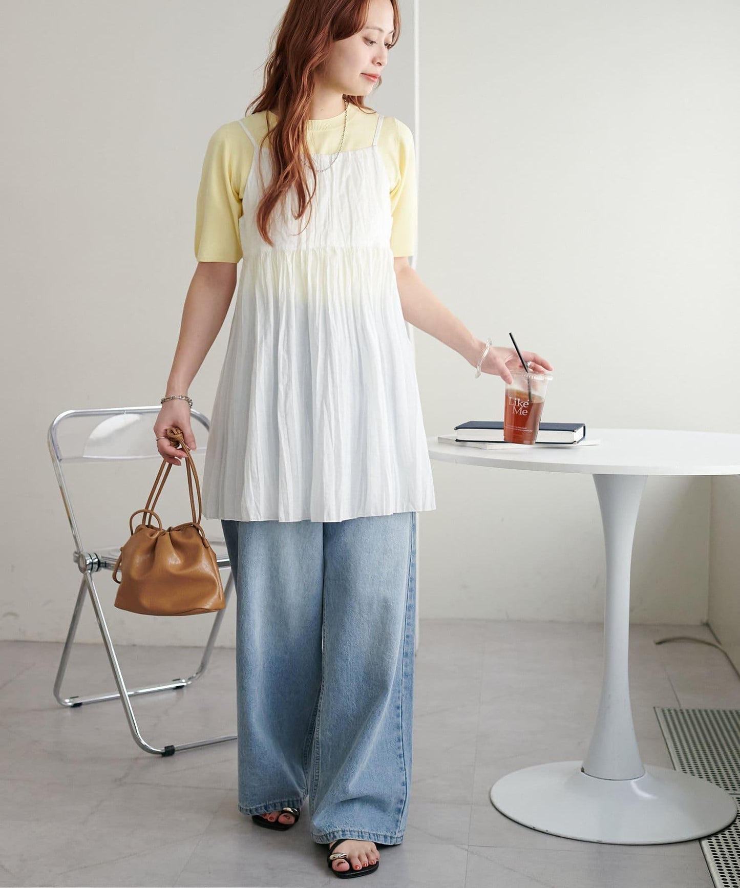 Discoat 清爽柔軟短袖套頭上衣