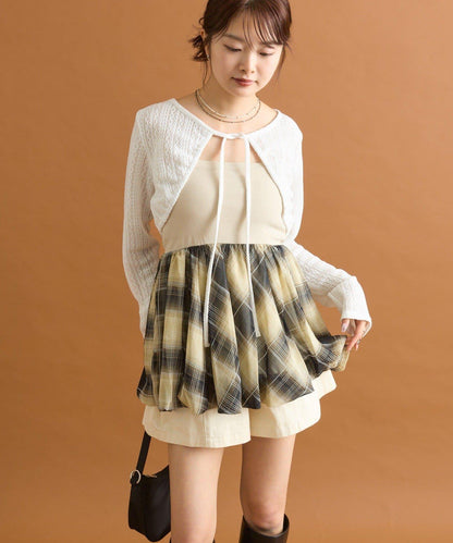 mystic 氣球廓形抹胸上衣