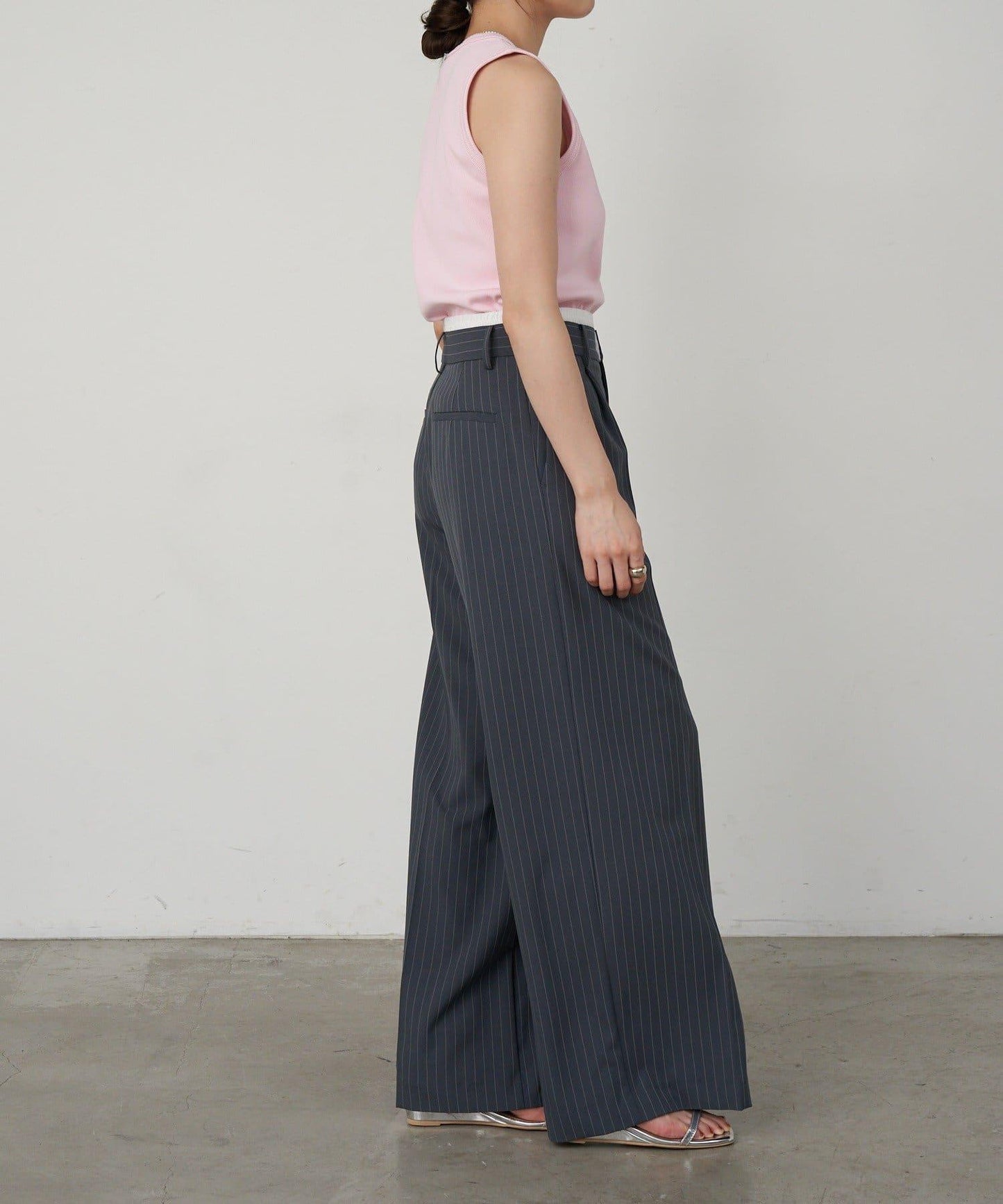 SHENERY 羅紋修身無袖背心