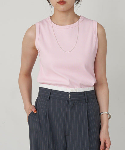 SHENERY 羅紋修身無袖背心