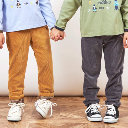 KPBOY針織燈芯絨長褲（80～130）