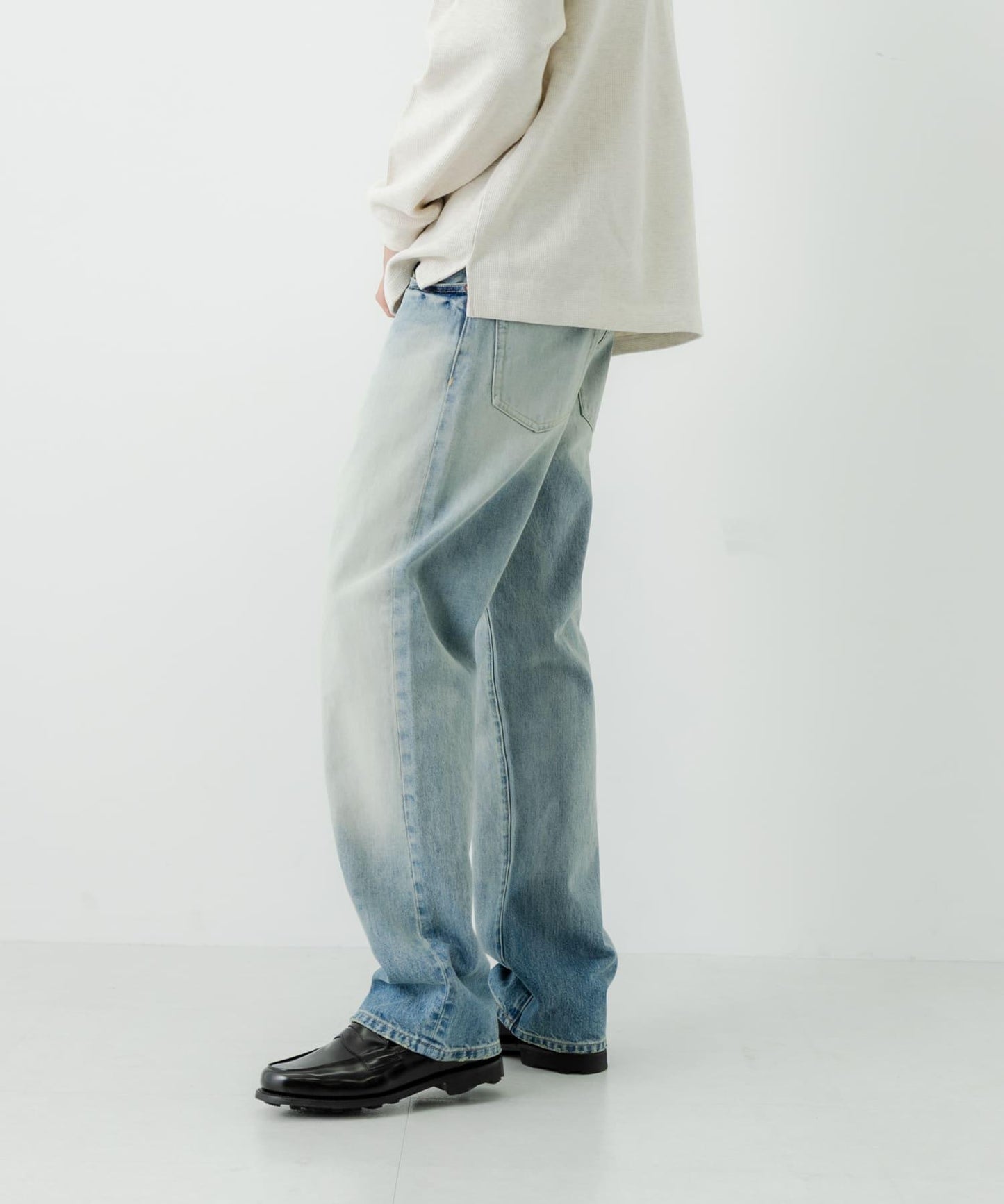 13.5盎司牛仔直筒褲