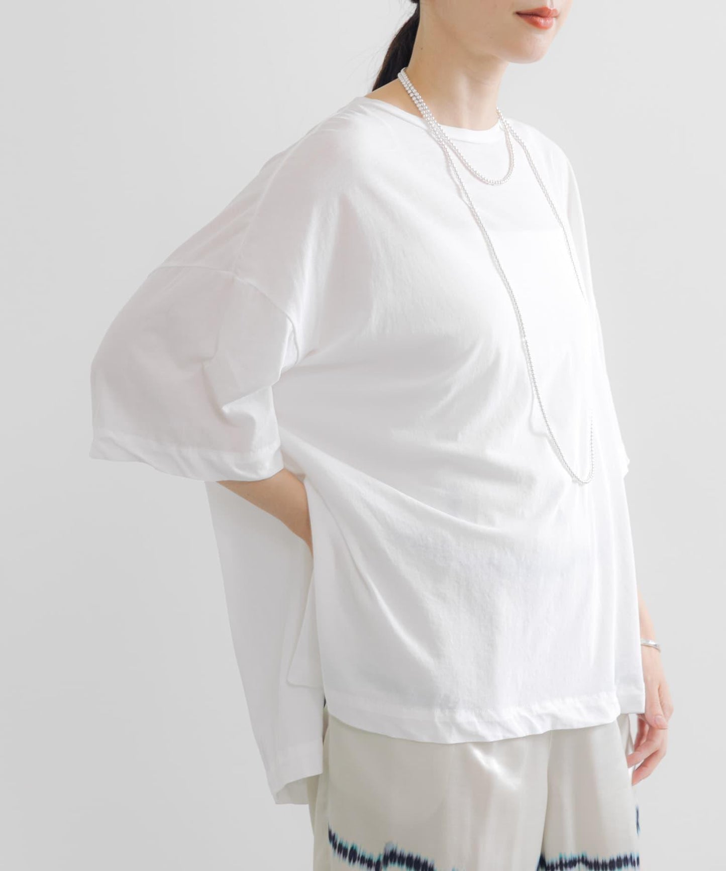 強捻天竺寬鬆T恤