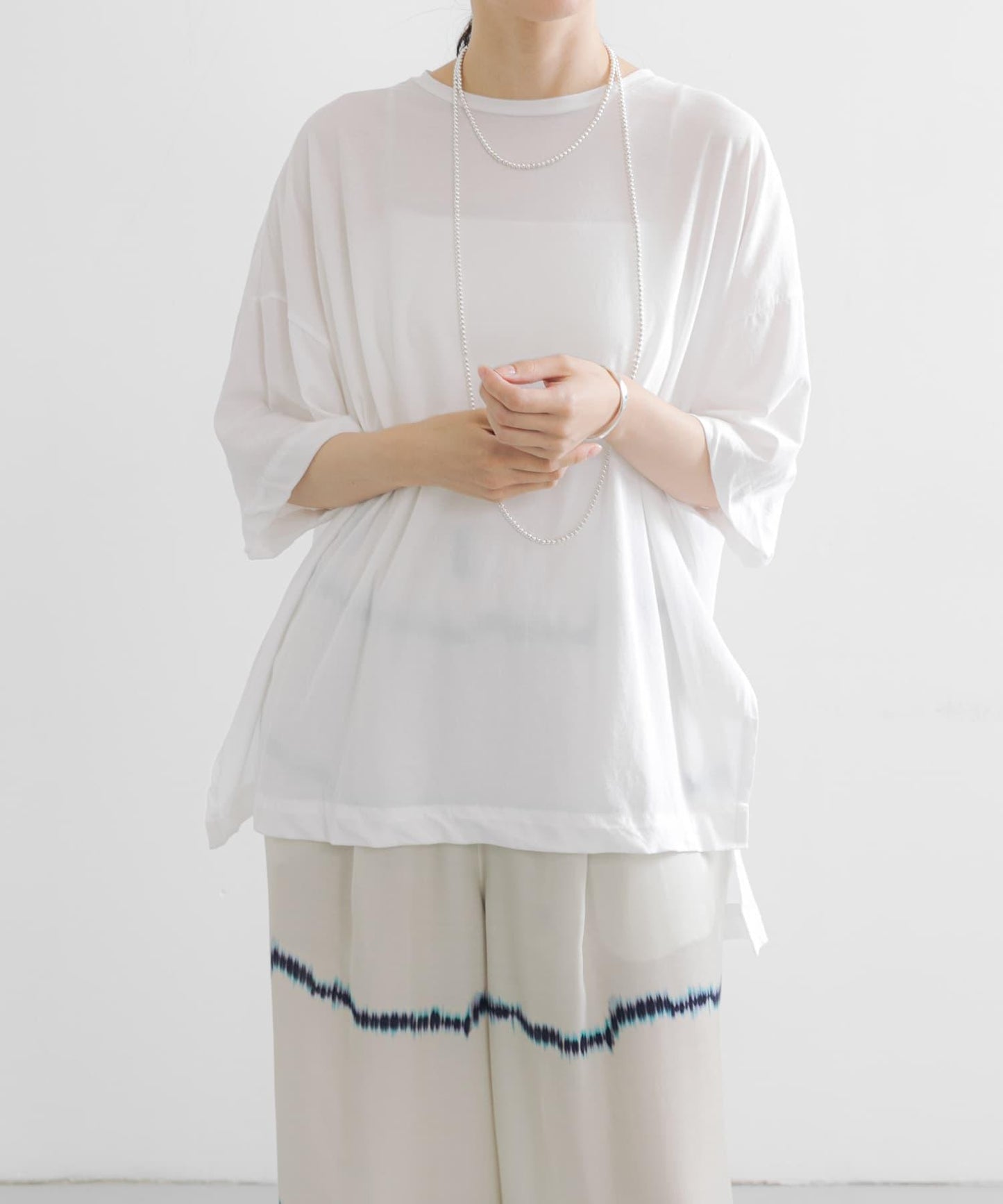 強捻天竺寬鬆T恤