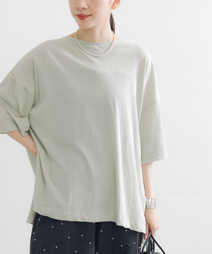 強捻天竺寬鬆T恤