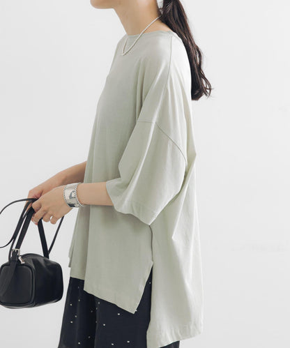 強捻天竺寬鬆T恤