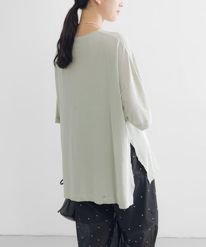 強捻天竺寬鬆T恤