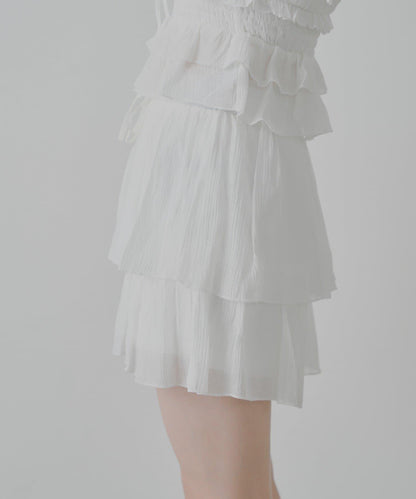 透膚蕾絲 裹胸背心短褲 套裝