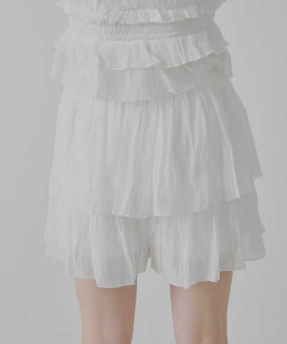 透膚蕾絲 裹胸背心短褲 套裝