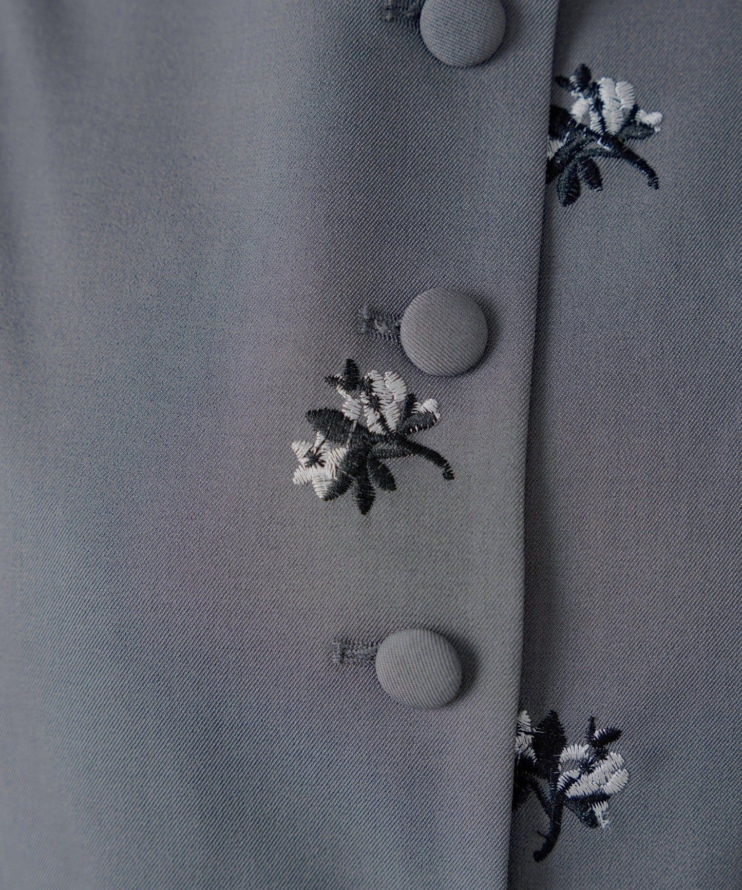 Chico 花卉刺繡無袖馬甲