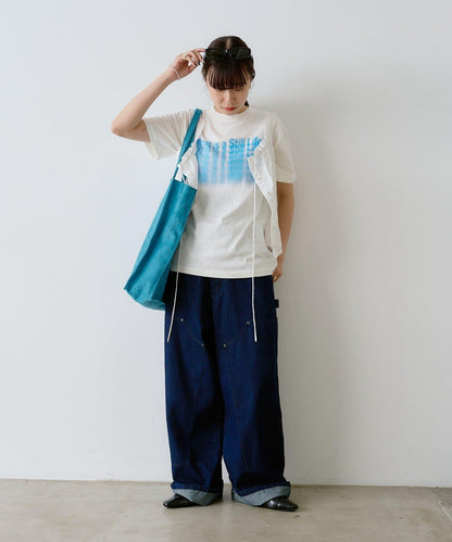 【WHIMSIC/2尺寸】幻影絲網印花T-shirt