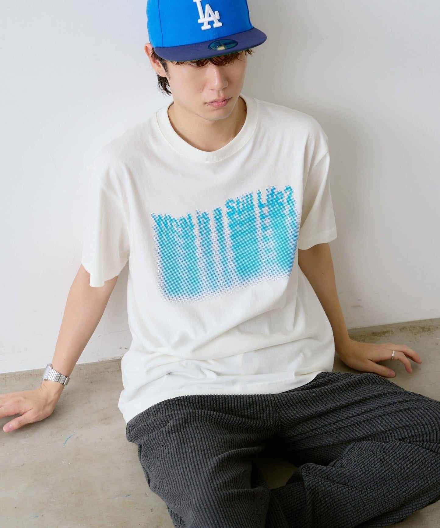 【WHIMSIC/2尺寸】幻影絲網印花T-shirt