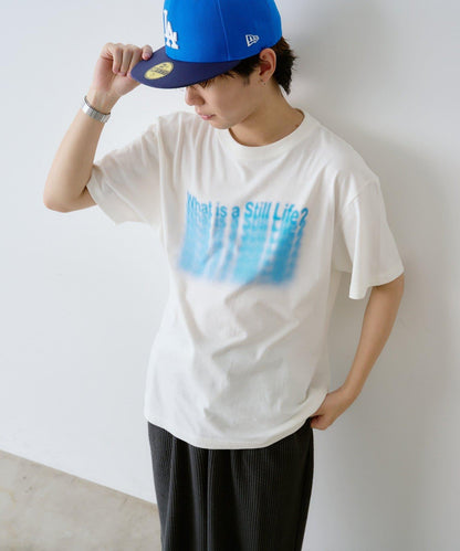 【WHIMSIC/2尺寸】幻影絲網印花T-shirt