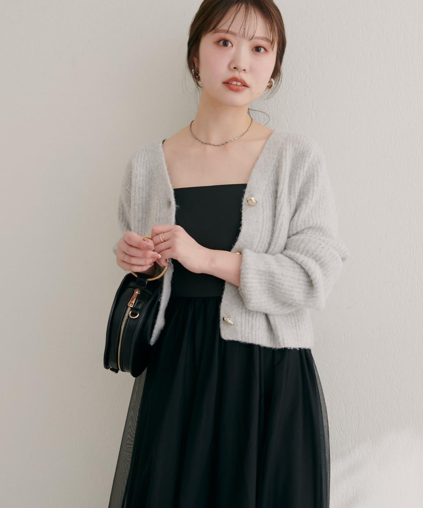 【限定】羊毛混紡條紋編織羊毛衫